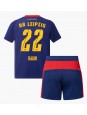 RB Leipzig David Raum #22 Replika Borta Kläder Barn 2025-26 Kortärmad (+ byxor)